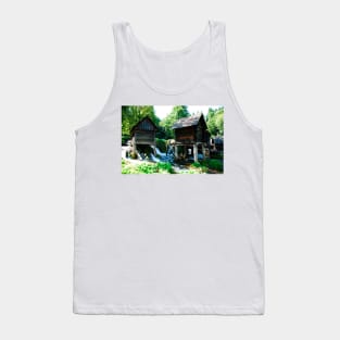 Mini Watermills on Pliva Lake Tank Top